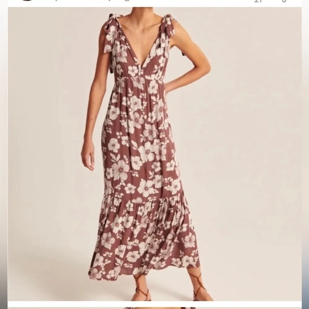 Abercrombie & Fitch Tie Strap Dress